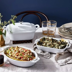 STAUB - Блюдо варочное керамическое 4,5л белое / артикул   40511-151-0  / GTIN 4009839317187