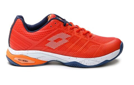 Теннисные кроссовки Lotto Mirage 300 III Clay - nectarine/all white