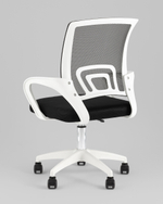 Кресло офисное TopChairs Simple SN черный пластик белый