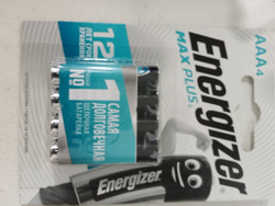 Батарейка ENERGIZER LR03 Max Plus алкалиновая блистер  4шт