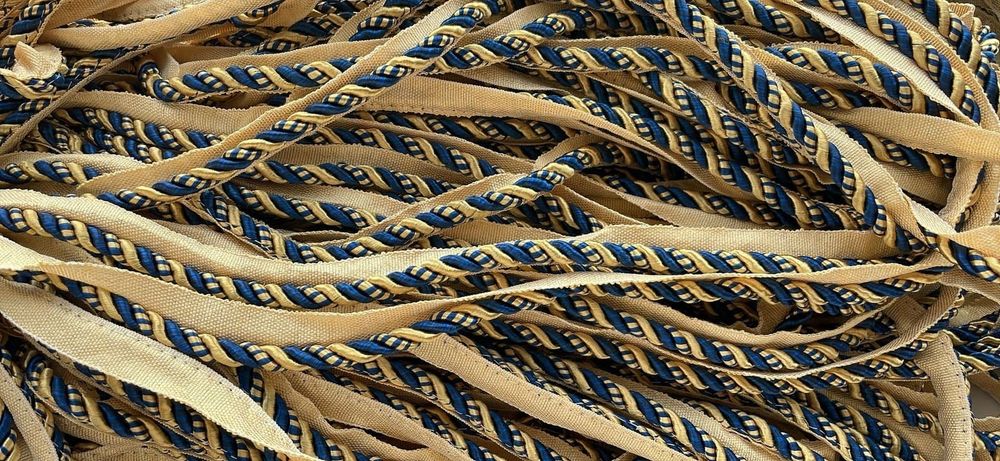 Кант декоративный 10.0 сине-золотой