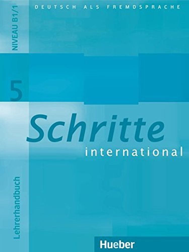 Schritte international 5 Lehrerhandbuch