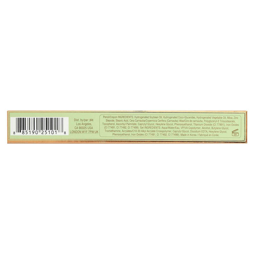 Pixi Beauty, карандаш для бровей и гель для бровей 2-в-1, натуральный коричневый, 1 шт.