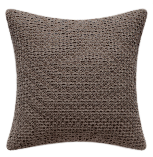 Наволочка декоративная 47х47см Luxberry Boucle коричневая