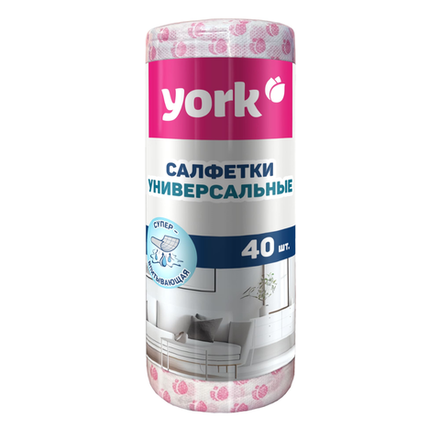 Салфетки York универсальные рулон
