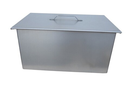 К2-1.5 БНпл Коптильня двухъярусная большая плюс (600х320х250 нержавеющая сталь 1.5мм) с поддоном для жира