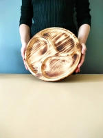 Менажница деревянная сервировочная из кедра для подачи