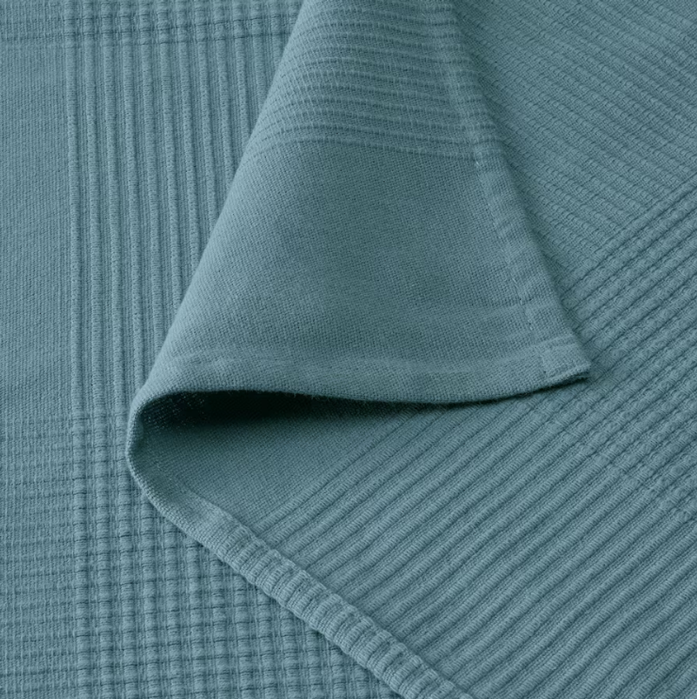 ИНДИРА INDIRA Покрывало 150x250 см, светло-голубое