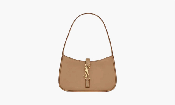 Сумка Saint Laurent Le 5 À 7 Mini Smooth Leather Hobo Bag "Brown"