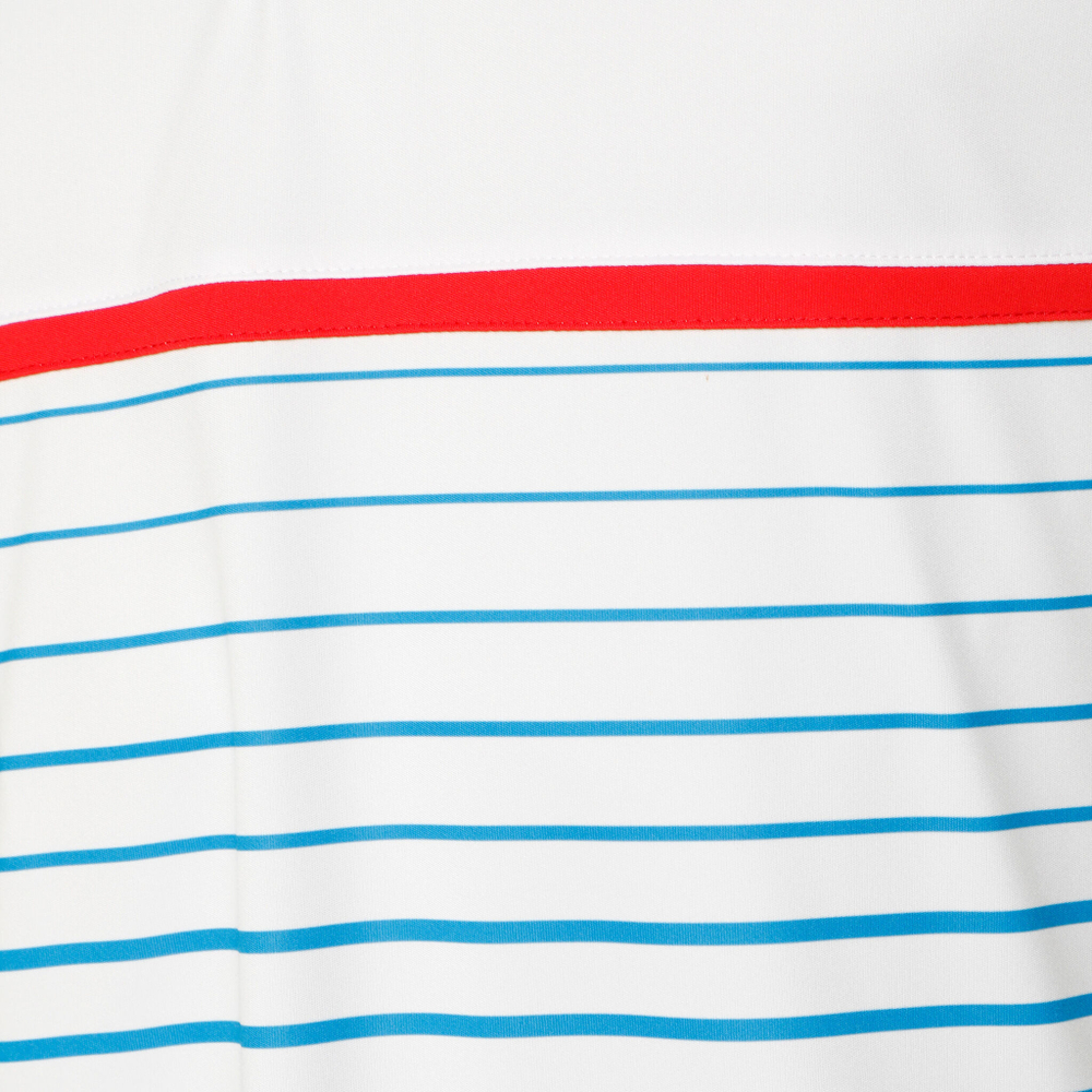 Мужское теннисное поло Australian Ace Stampa Polo Men - White, Blue