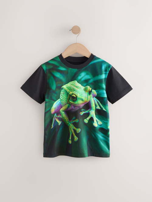 Футболка для мальчика Next AG3-595, Черный, Зеленый