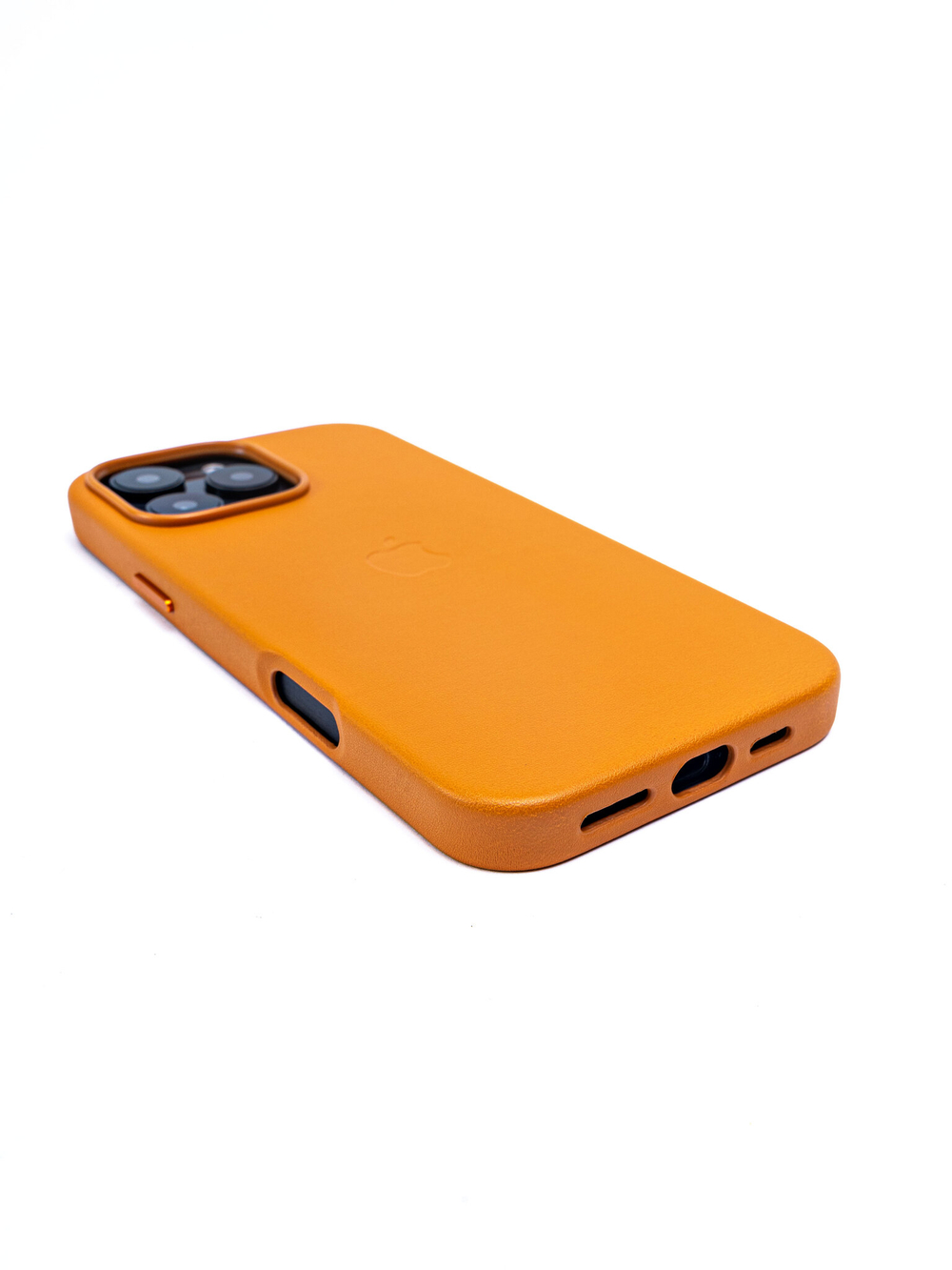 Кожаный чехол Leather Case iPhone 16 Pro MAX Светло Коричневый