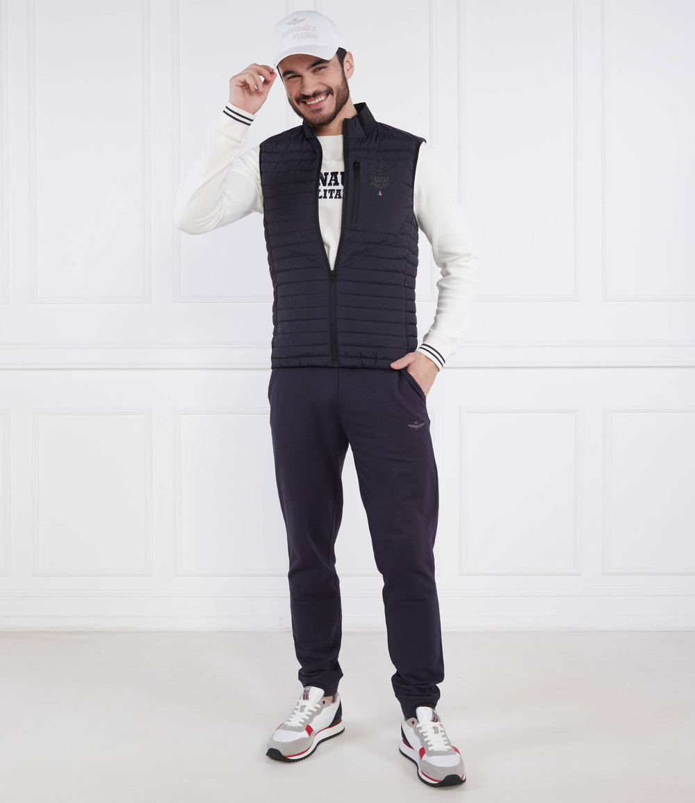 Пуховая безрукавка Aeronautica Militare - темно-синий(AB2066CT3077)