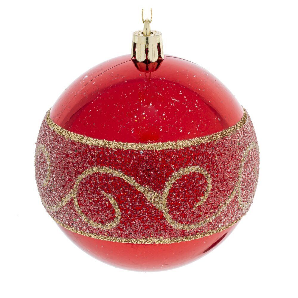 GAEM Набор из 12шт Украшение новогоднее "Шар", D 8 см, L35 W27 H8,5 см
