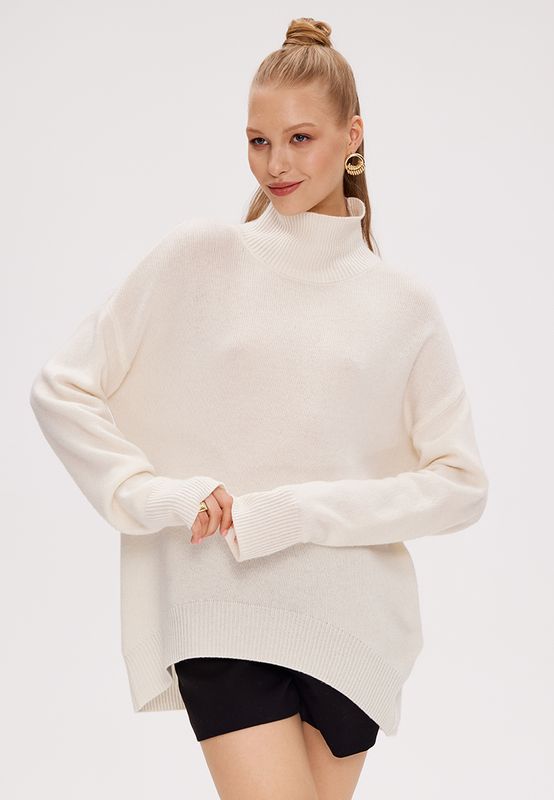 Свитер кашемировый удлиненный