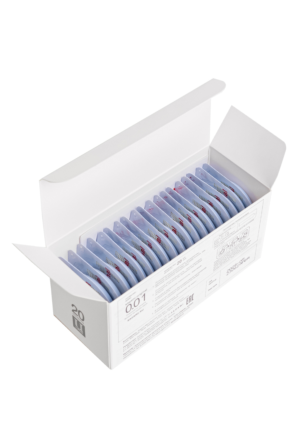 Презервативы Sagami Original 001 увеличенного размера полиуретановые №5