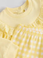 Толстовка и легинсы в комплекте для малышей Next E66-473, Светло-желтый