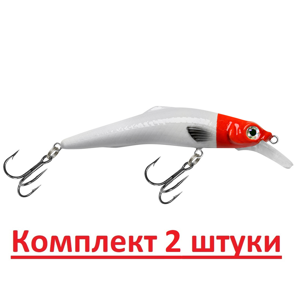 Воблер Минноу RONIN 89mm, цвет 048 (окунь), 1 штука