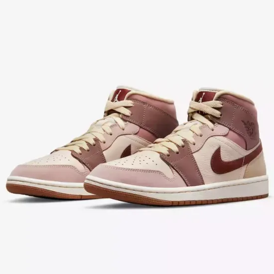 Кроссовки Nike Air Jordan 1 Mid SE "Dark Pony Smoky Mauve"
