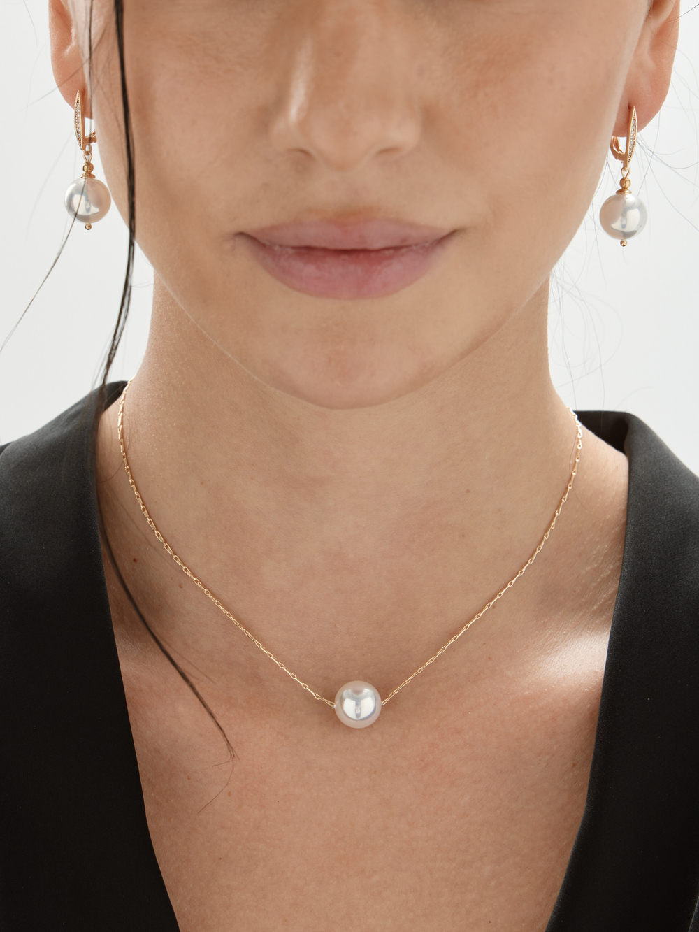 91003863 Серьги Selena Pearls