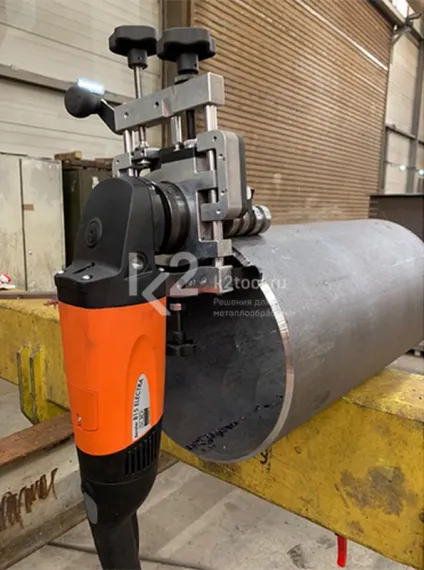 Кромкорез B-15 Electra с приспособлением для работы на трубах X-Pipe