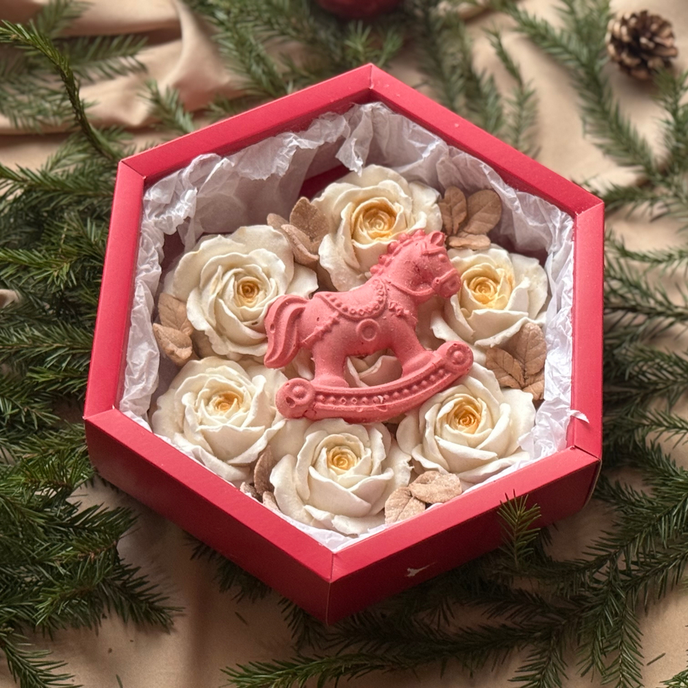 Новогодний зефир с символом 2026 года