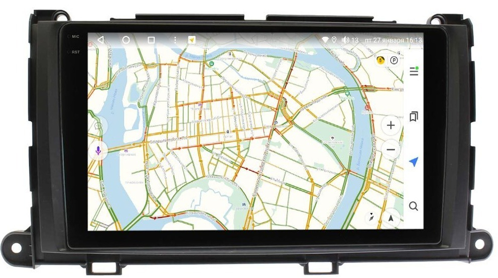 Магнитола для Toyota Sienna 2010-2014 - Vaycar VA77-1887-2K на Android 13, 8-ядер, 2K QLED, ТОП процессор, CarPlay,4G SIM-слот