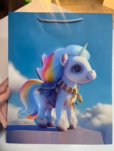 Пакет 32*25.5*11 см Единорог 141V-1089