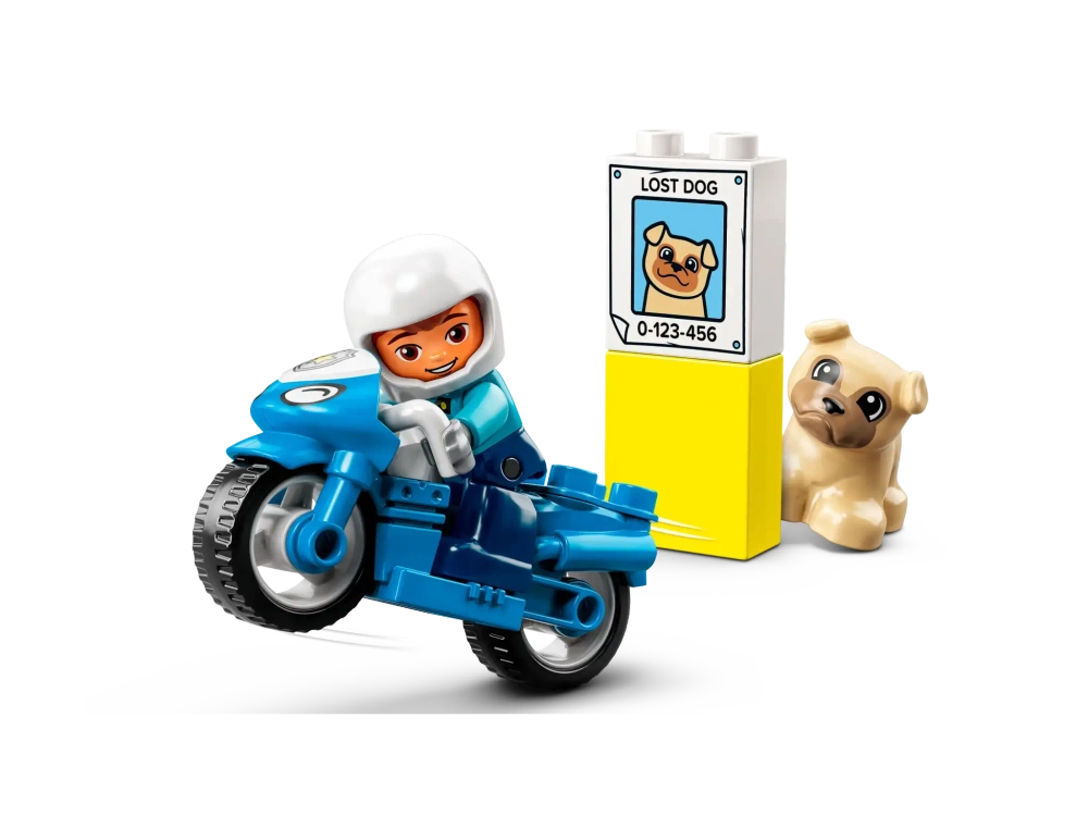 Конструктор LEGO Duplo 10967 Полицейский мотоцикл