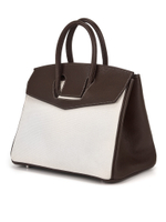 Сумка JECKY канва шоколадного цвета