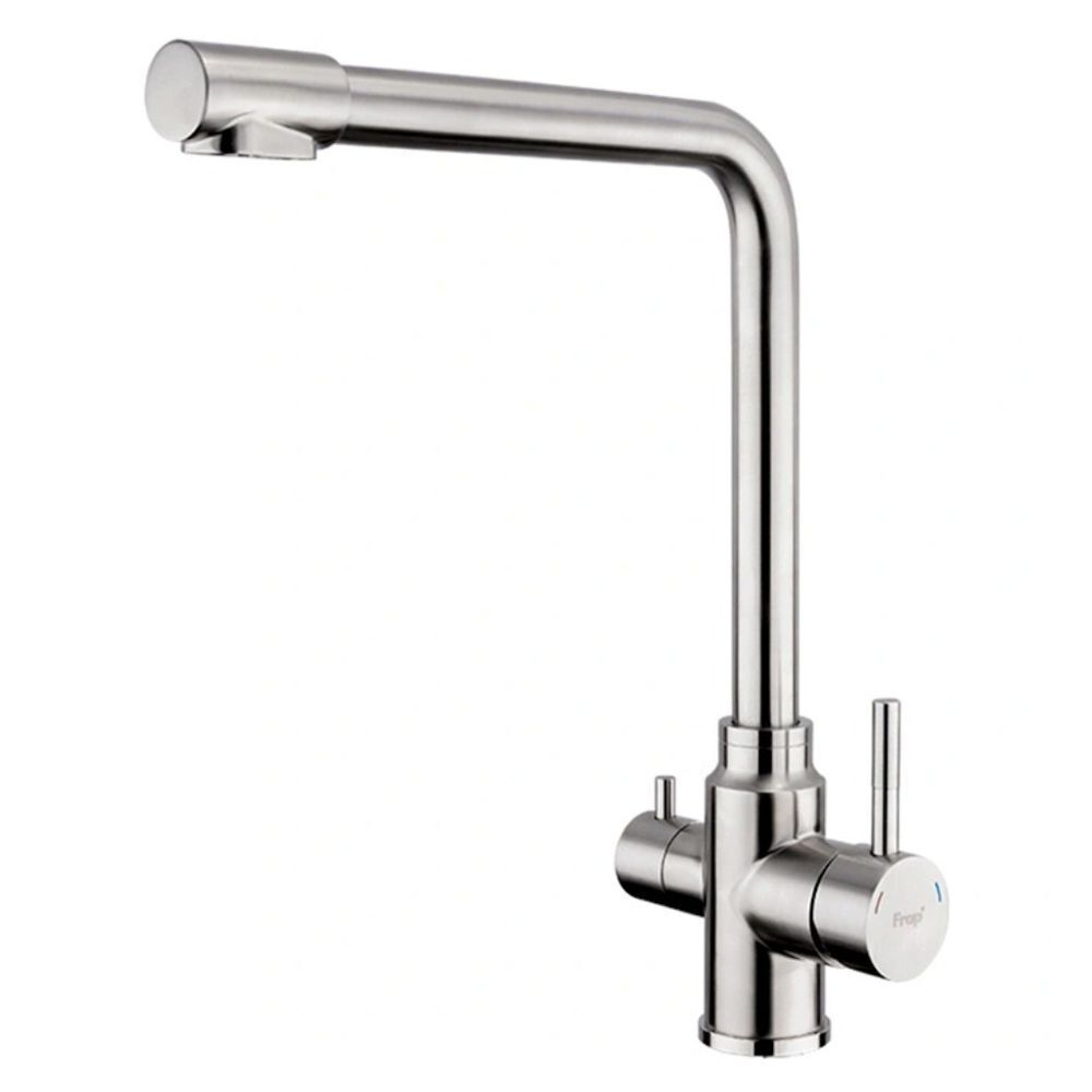 Смеситель для кухни, Frap, с картриджем, подкл к фильтр, нерж, F43899-1