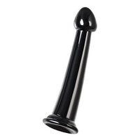 Черный фаллоимитатор 18см ToyFa Jelly Dildo M 882026-5