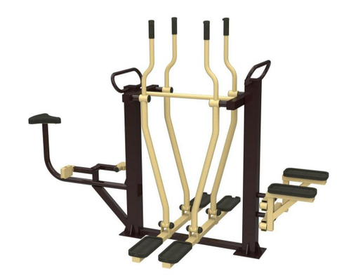 Уличный тренажер «Лыжники + Велосипед + Степпер» YT36