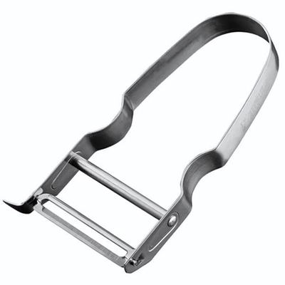 Нож для чистки овощей;сталь;,L=110,B=55мм;металлич. (Цвет: серебристый)