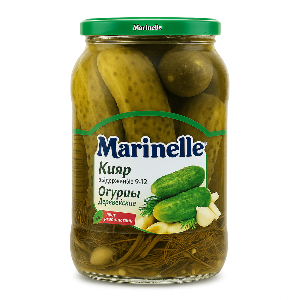 Огурцы маринованные Marinelle 1 л
