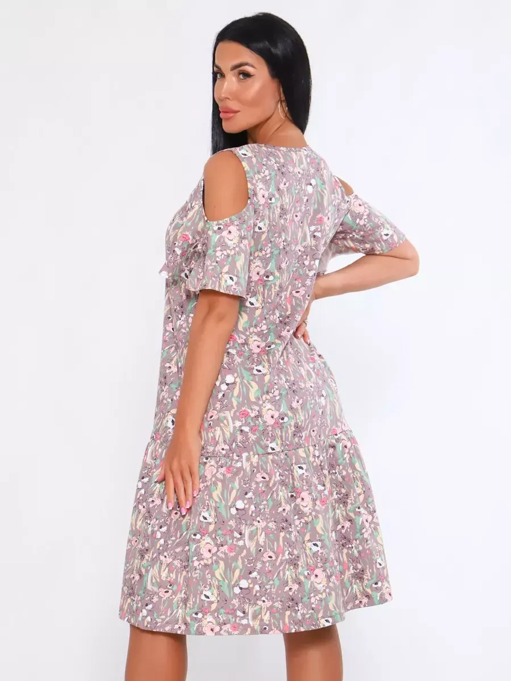 Платье свободное большие размеры