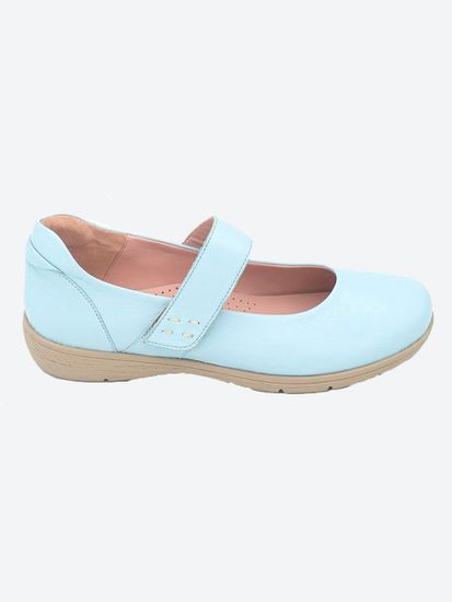 1102 Женские балетки (Светло-синий)