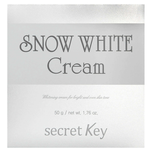 Secret Key, Snow White Cream, отбеливающий крем, 50 г (1,76 унции)