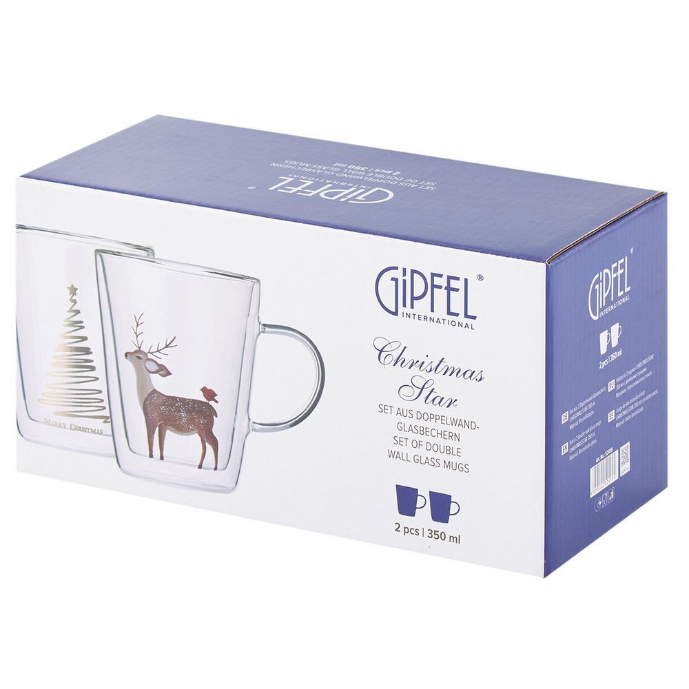 Набор кружек Gipfel Christmas Star 52499 350 мл 2 предмета