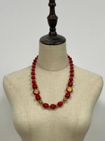 Бусы из красного пластика Liz Claiborne
