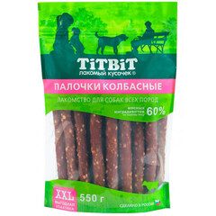 Titbit лакомство для собак палочки колбасные XXL 550 гр