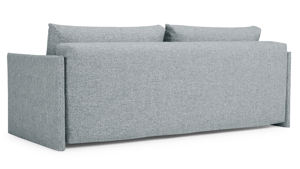 Диван Коя Лайт Strong Plus 02 208*94*80 см, Серый Рогожка Еврокнижка Фиеста