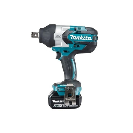 Набор: гайковерт аккумуляторный Makita DTW1001 вместе с аккумулятором BL1830B и з/у