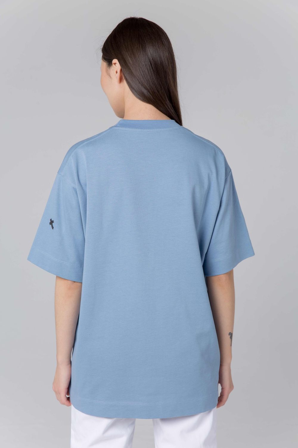 Футболка Toccotwo Женская Серо-Голубая