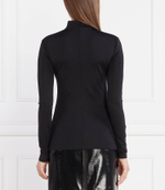 Гольф stretch lslv Karl Lagerfeld - черный(235W1712)