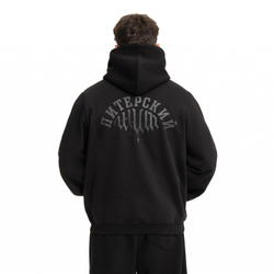 Худи Питерский Щит Фрактура Чёрный / Черный