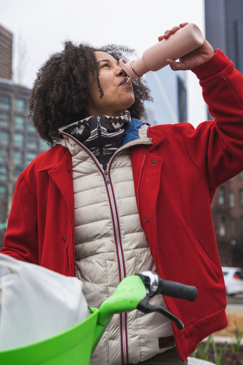 Бутылка Klean Kanteen Classic Narrow Flip Sport 18oz (532 мл) Peach Parfait