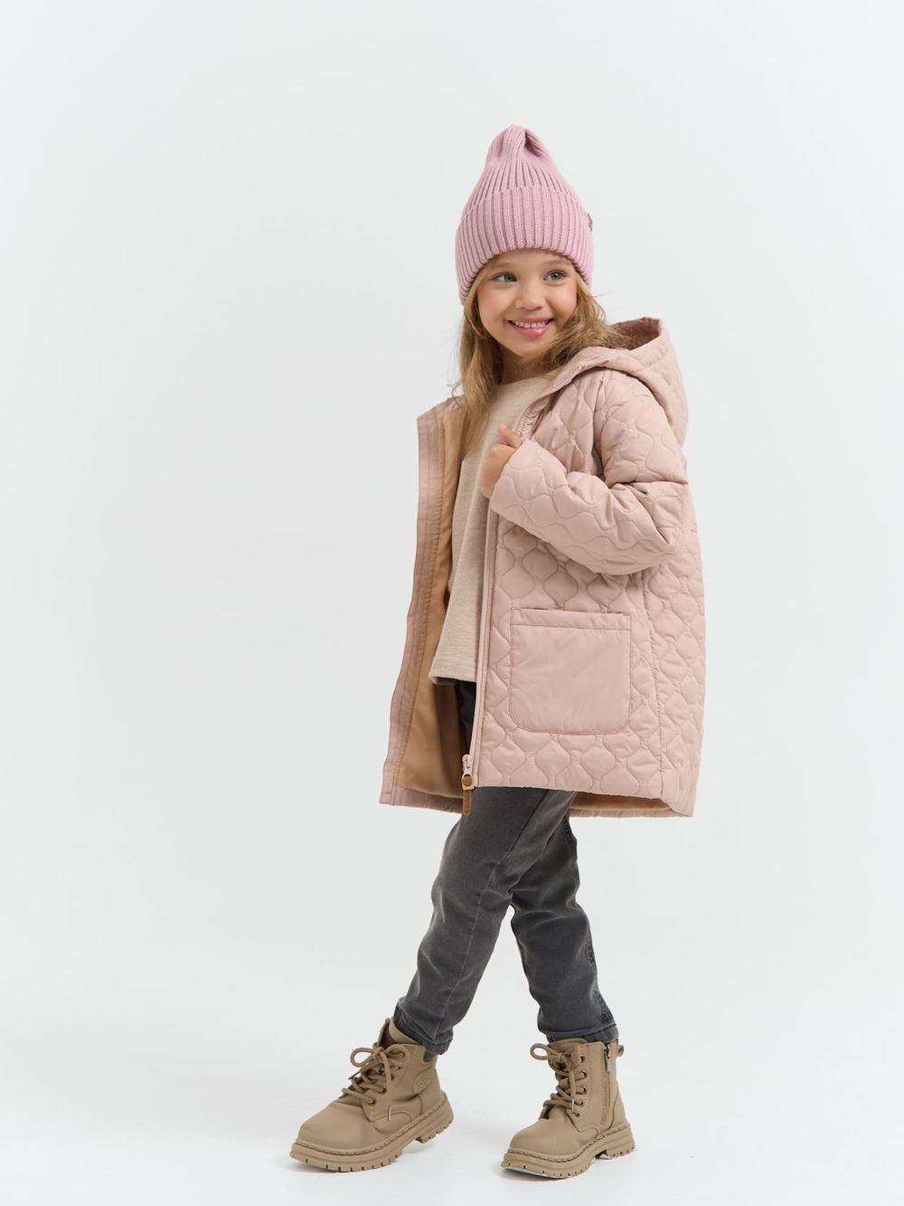 Куртка демисезонная стеганая "Камелия"