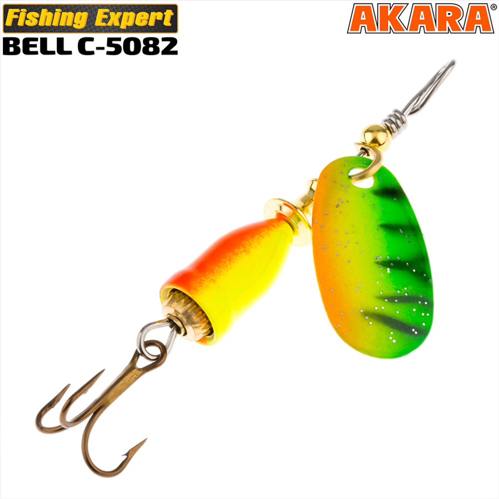 Блесна вращающаяся Akara C-5082 4 гр. 175/Yl-Red