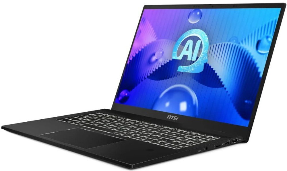 Ноутбук  MSI Summit E16 AI Studio A1VETG-017RU 16 ", Ultra, 16 Гб RAM, 1 Тб SSD, Arc graphics, Черный